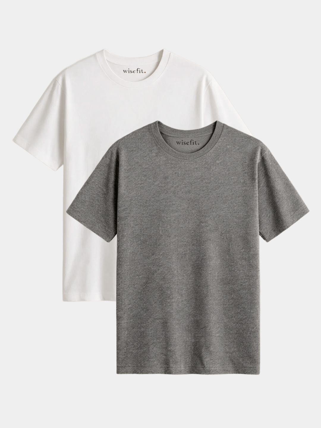 Signature Crew 2-Pack — White & Grey